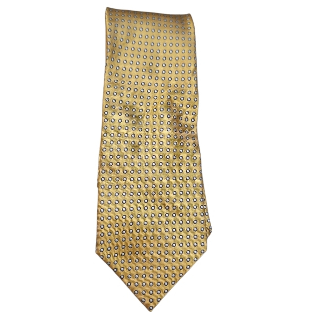 Jos. A. Bank Executive Collection Yellow Silk Polka-Dot Tie